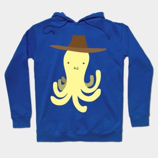 Yellow Octopus - Cowboy Hat Hoodie